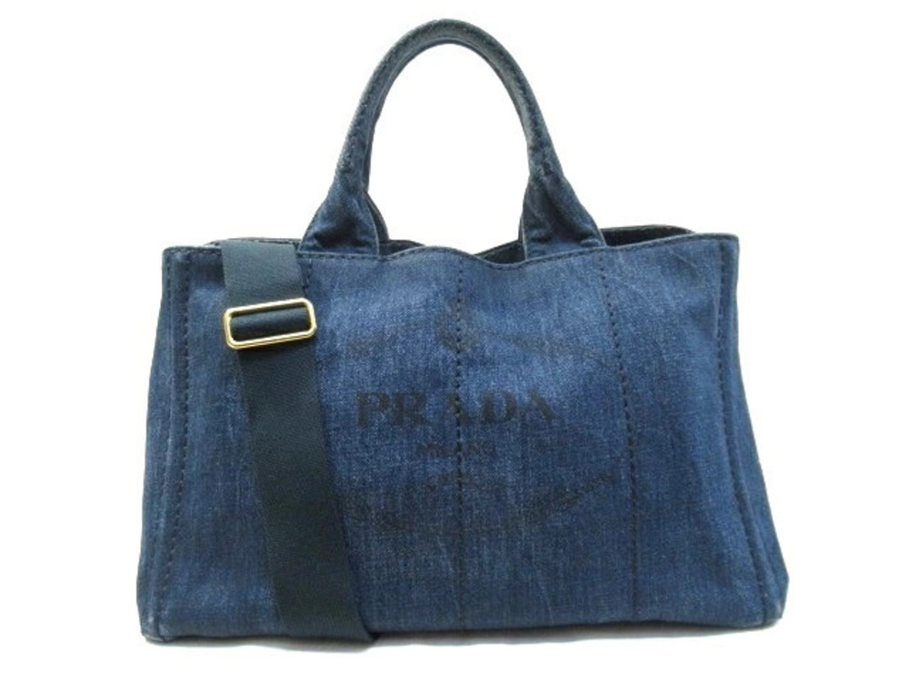 Prada Canapa handbag denim